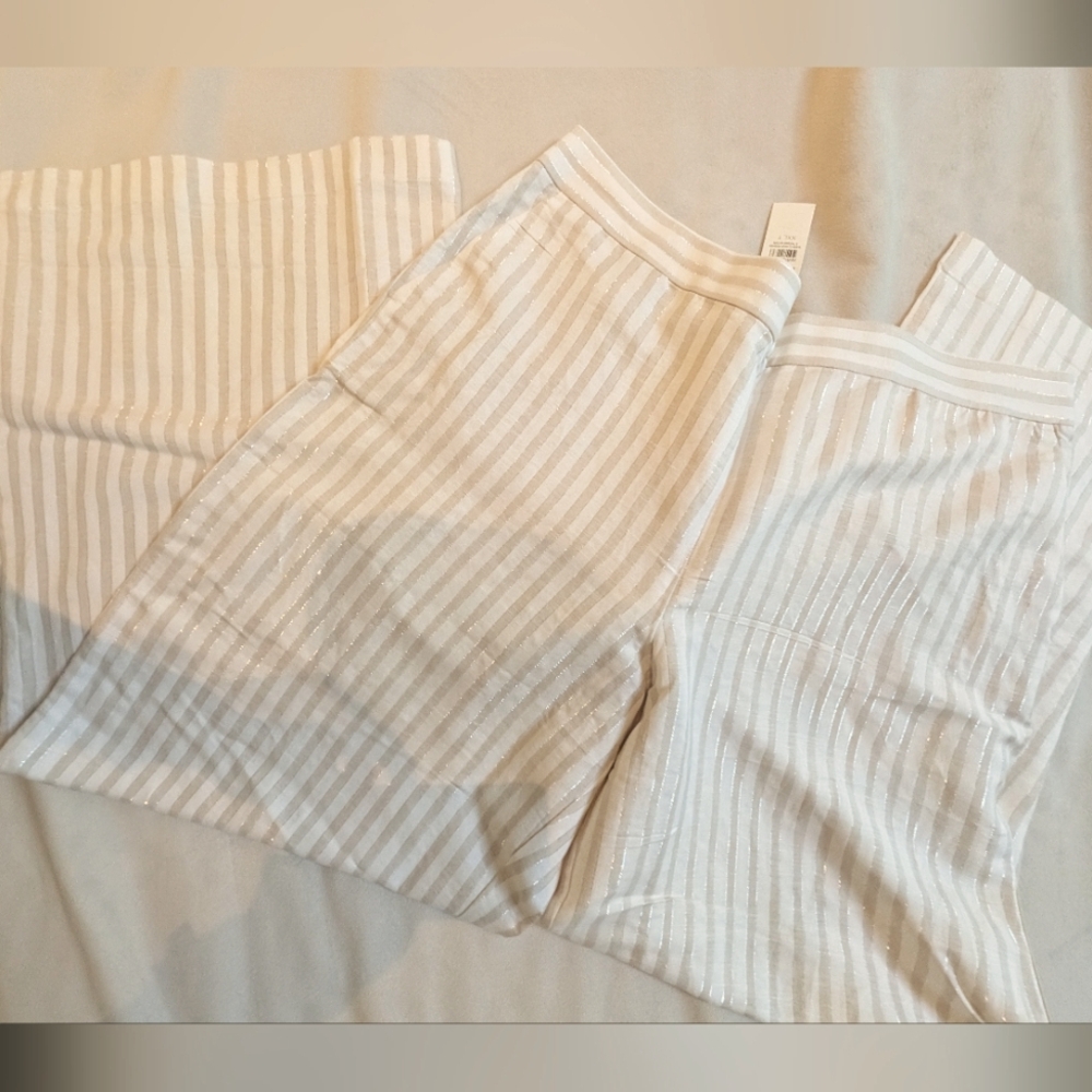 Women's Wide Leg Striped Palazzo Pants XXL Tall